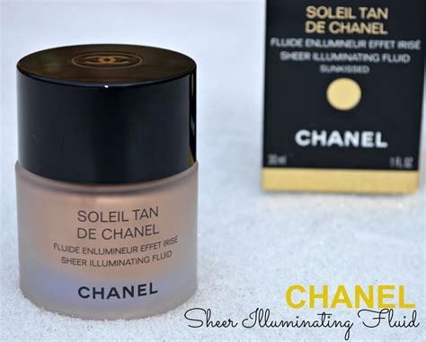 chanel soleil tan de chanel illuminating fluid|chanel les beiges highlighting fluid.